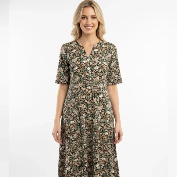 FLORAL maxi dress size XLarge - Picture 1 of 6